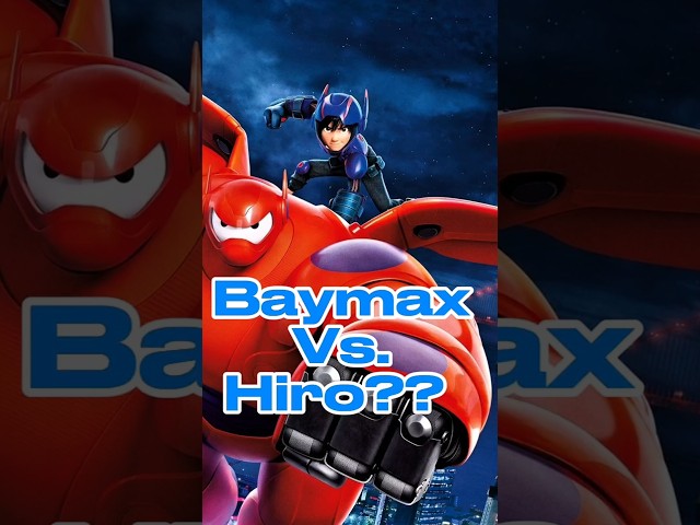 Hiro vs. Baymax😂👀 || Big Hero 6 || #baymax #hiro #bighero6
