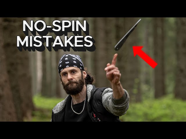 NO-SPIN Knife Throwing Mistakes