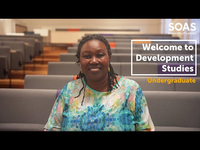 Welcome to Development Studies - Undergraduate