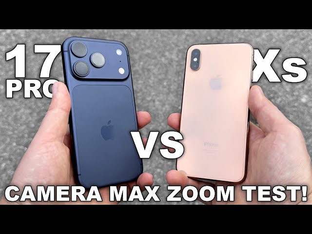 iPhone 17 Pro vs iPhone Xs Camera Test! Zoom Comparison!