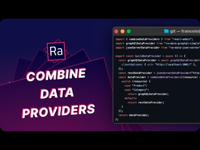 Combine Data Providers In React Admin