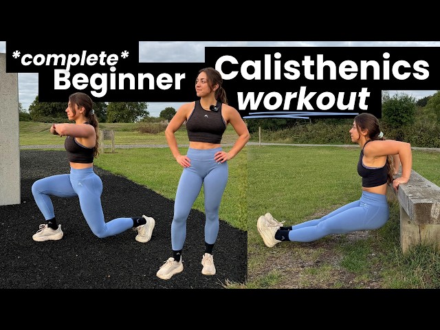 Complete Beginner Calisthenics Follow Along Workout - FULL BODY Workout