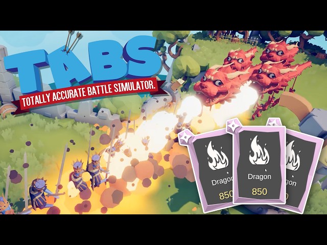 CAN ANYTHING WITHSTAND THE POWER OF THE DRAGON? - TOTALLY ACCURATE BATTLE SIMULATOR