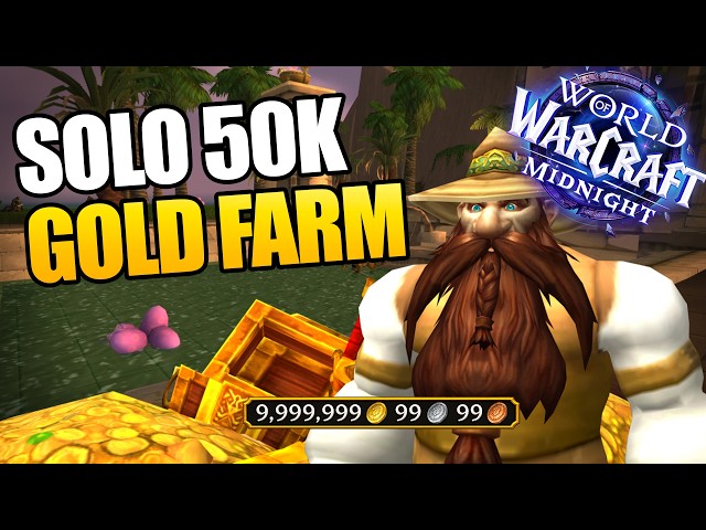 The BEST Solo Farm for Steady Gold Midnight WoW