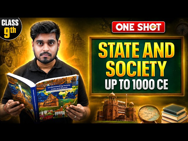 State and Society Up to 1000 CE ONE SHOT 🔥 | Class 9 SST Chapter 5 | New Book & Syllabus 2026-27