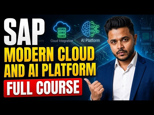 SAP Modern Cloud and AI Platform Full Course | ZaranTech