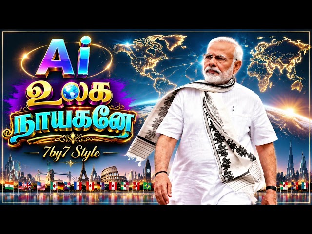 Ulaga Naayagane | Ai Remix Songs | 7by7 Music Style 