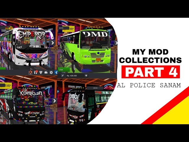 My Mod Collections Part 4 🥳 | bussid | A4 TECH media