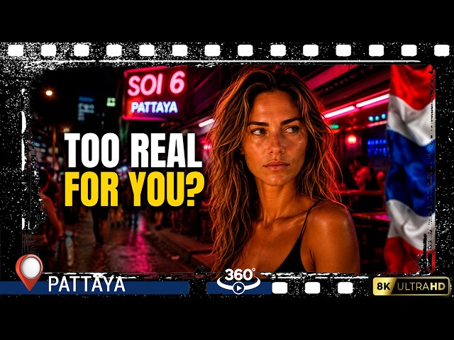 🇹🇭 Pattaya Soi 6: The Street They Don't Want You to See  #VR #360 #thailand