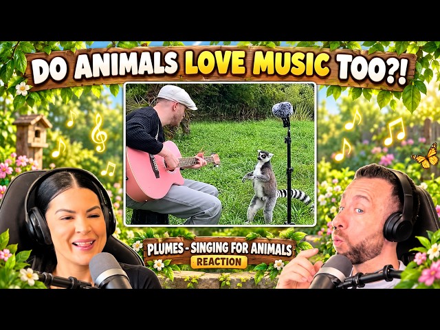 DO ANIMALS LOVE MUSIC TOO?! First Time Hearing Plumes - Singing For Animals