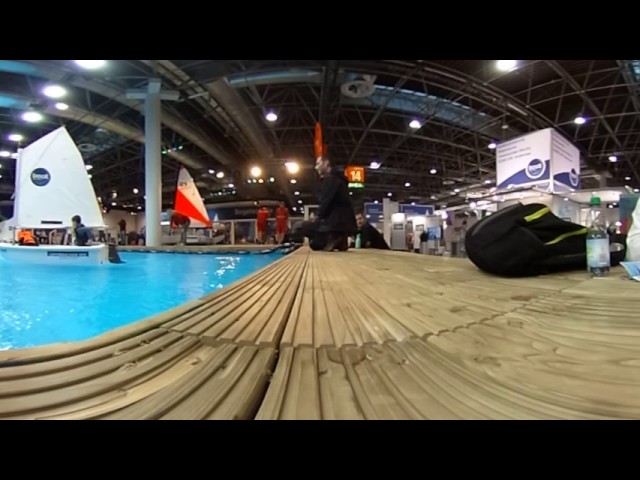 Sailing at the BOOT Fair 2017, Düsseldorf, Germany