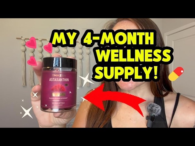 Astaxanthin 12mg with MCT Coconut Oil Review! 🔴 High-Potency Antioxidant Vegan Softgels