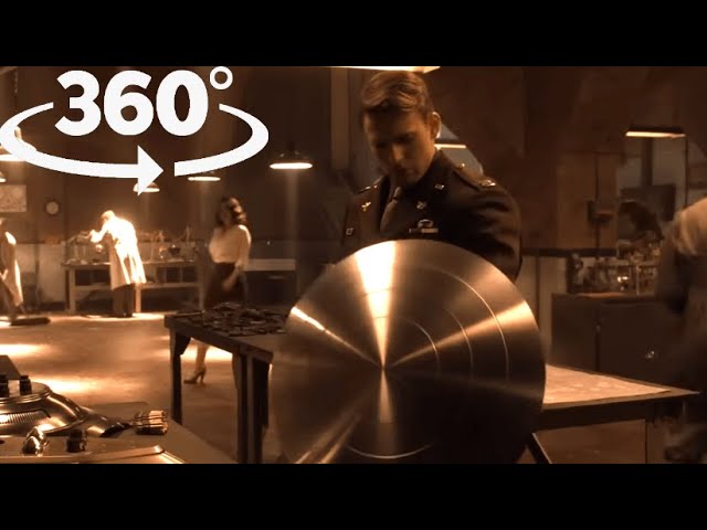 VR 360° Steve Rogers Gets Vibranium Shield - Captain America The First Avenger (2011)