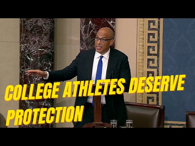 Senator Booker's Full Speech Defending the Rights of College Athletes  on the Senate Floor