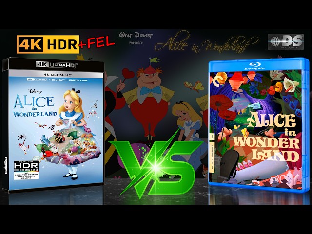 4K UHD HDR Blu-ray REVIEW & ANALYSIS | Alice in Wonderland 1951