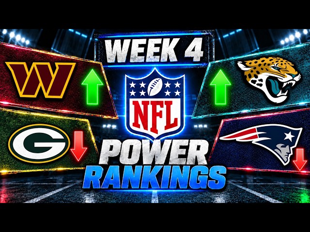 NFL Week 4 Power Rankings 2026 (ONLY 5 UNDEFEATED TEAMS LEFT!!!)