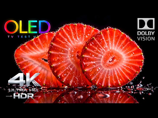 This Is How Deep OLED Black Should Look | 4K HDR 60FPS Dolby Vision OLED Test (4K Video Ultra HD)