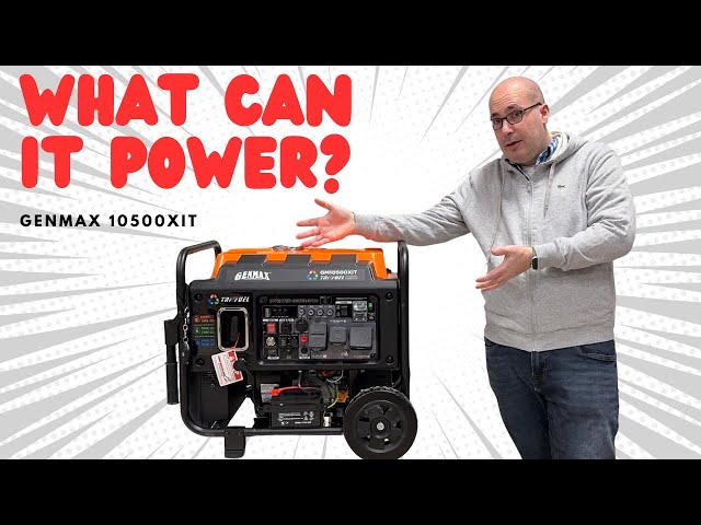 Genmax 10500 XIT - Open Frame Generator - What can it Power?????