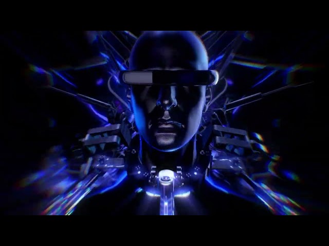 4K Space Robot VJ Loop   DJ Visuals