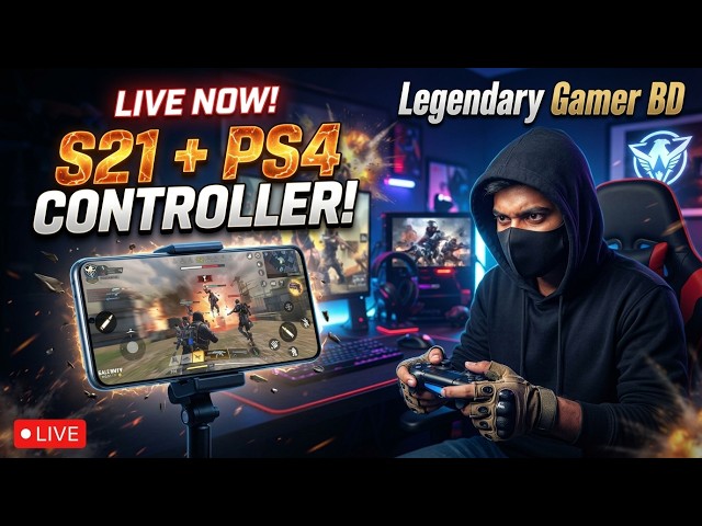Call of Duty Mobile with S21 + PS4 Controller by Legendary Gamer BD #codm #callofduty #PS4 #sony