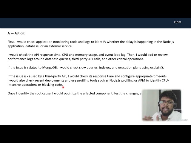 1. API is Taking 5 Seconds to Respond – How Would You Debug It? | Backend Interview Scenarios