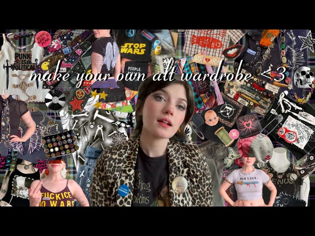 ⭐️ how to make ur OWN Alt clothes !! ⭐️ DIY with me | punk inspired | 7 upcycling projects 