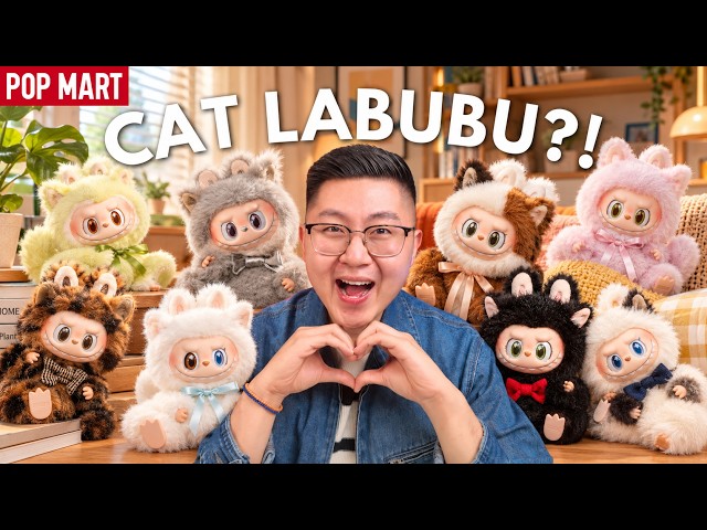 LABUBU AS A CAT?! 😭 POP MART THE MONSTERS Cat Mode On FULL SET Unboxing