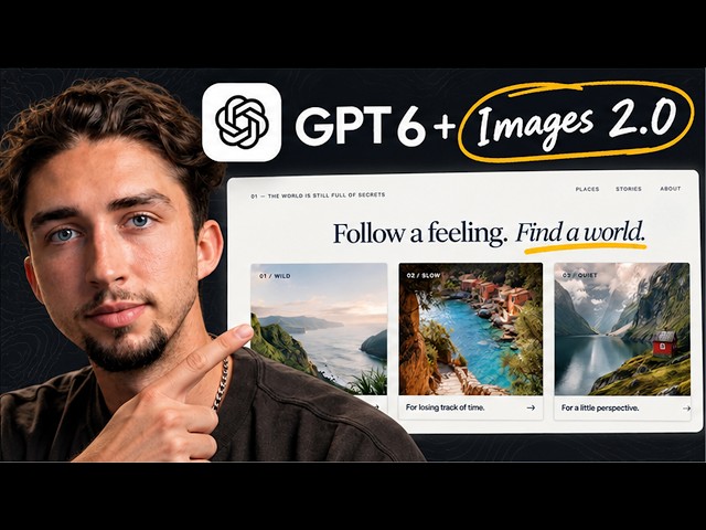 GPT-6 + Images 2.0 Is Insane for Web Design