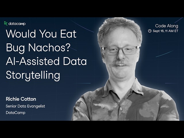 Would You Eat Bug Nachos? AI-Assisted Data Storytelling
