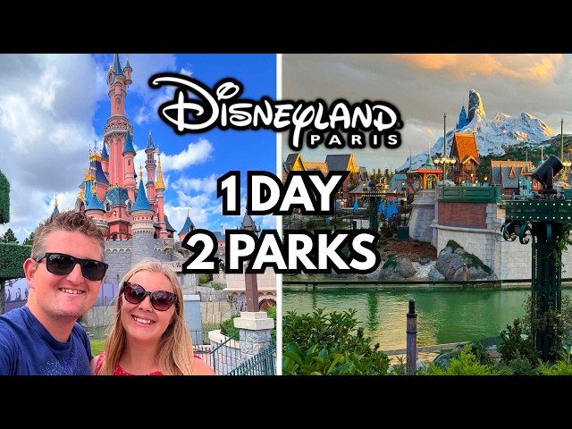 1 DAY IN Disneyland Paris! How Much Can We Do In BOTH Parks?