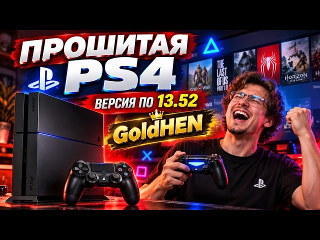 Jailbroken Sony PS4, Fat, 500GB, 13.52, HEN, 10/02/26, Dmitry