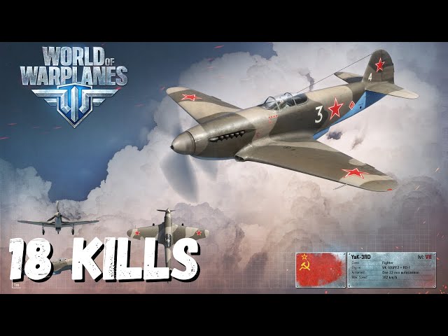 I shot down 18 bots in a Yak-3RD