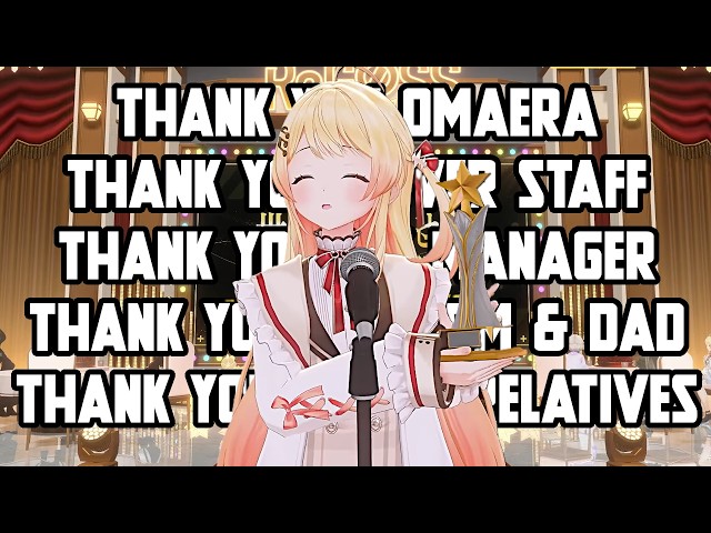 [hololive] ReGLOSS' Hilarious Acceptance Speech [ Hajime / Raden / Kanade / Ririka ]