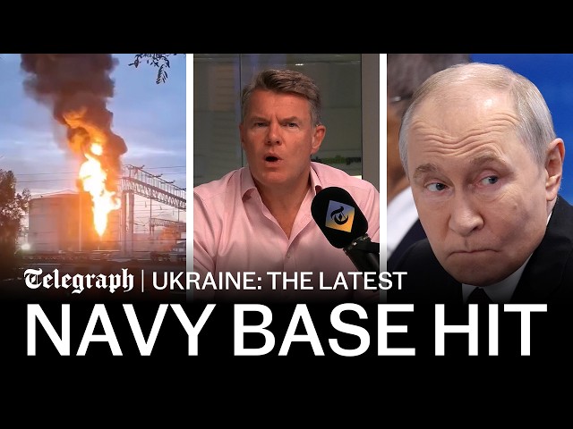 Ukraine blitzes key Russian port and Putin warned economy could go ‘berserk’ | Latest war news
