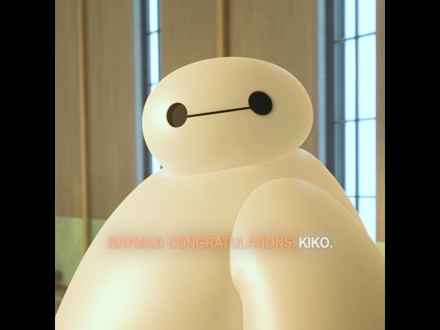 Baymax helps Kiko get over his fear of the water #shorts #shortvideo #ytshorts #edit #fyp #baymax
