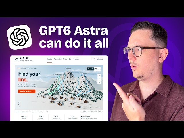 GPT-6 Astra is no joke, it can do 3D + setup a CMS