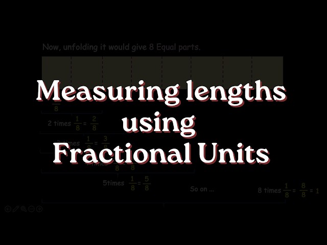 Measuring lengths using unit fractions | Fractions | Grade 6 | NCERT | Khan Academy