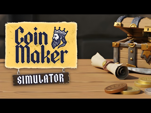 Coin Maker Simulator—Demo Playthrough | Your Only Way to Freedom is to Craft Coins for the King!