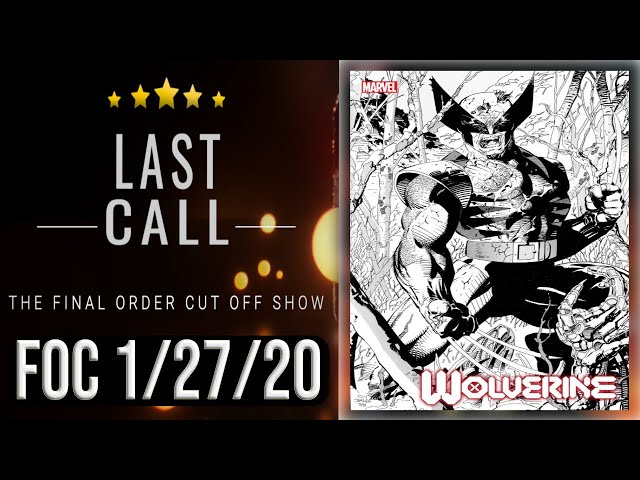 Top 10 Comic Books for Final Order Cut Off 1/27/20
