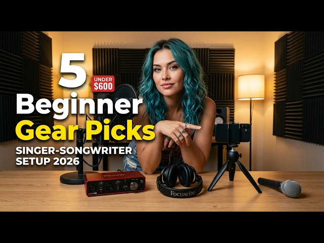 Best Beginner Singer-Songwriter Gear Setup for 2026