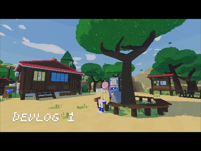 A Quiet Cozy Game I’m Making - Just Today Devlog 1