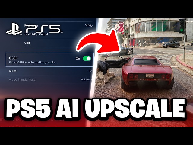 How To Enable AI UPSCALING ON PS5 (DLSS5)