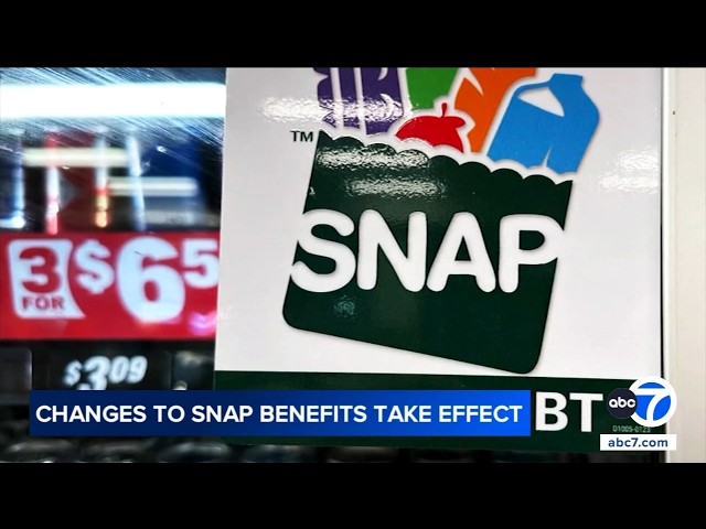 What to know about major SNAP benefit changes taking effect