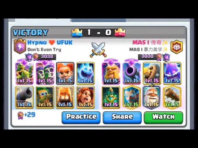 Top Ladder Sniper Looses with 100:0 Snipe on Stream  *INSANE CLASH ROYALE GAME*