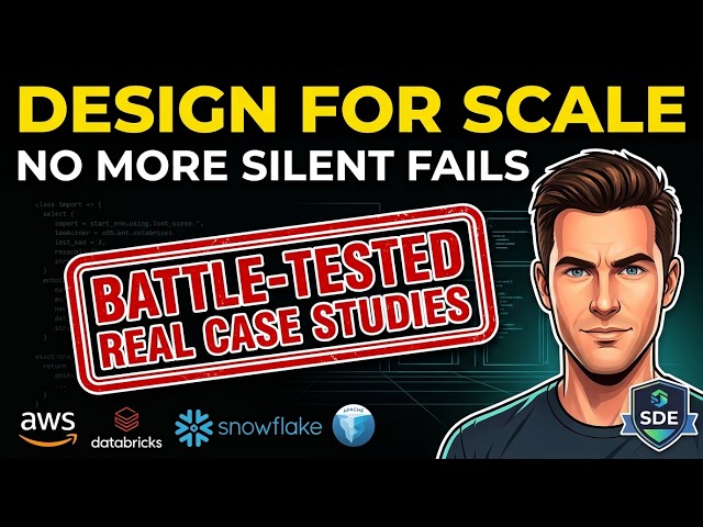 Data Engineering Interview Prep: Architecting Scalable Solutions & Solving High-Impact Failures