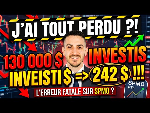 I INVESTED $130,000 IN THIS ETF... THE RESULT IS RIDICULOUS! 🤡 ($242 in dividends)