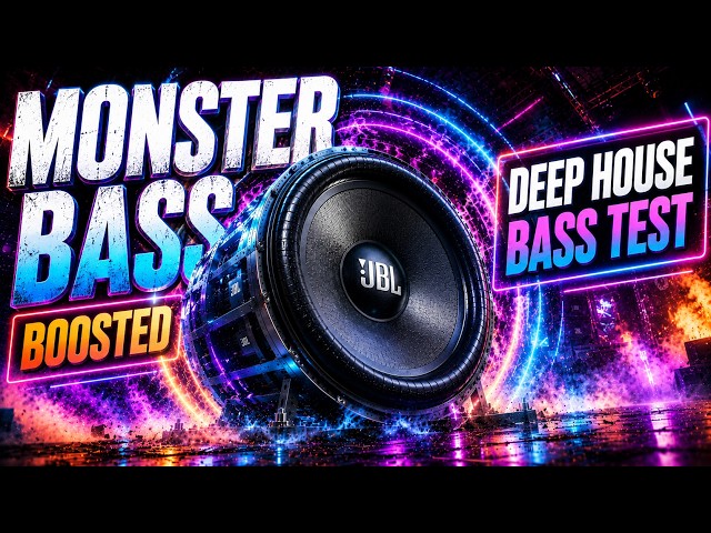 MONSTER BASS BOOSTED: Deep House Bass Test & Home Theater LFE Subwoofer Pressure Demo 🔊
