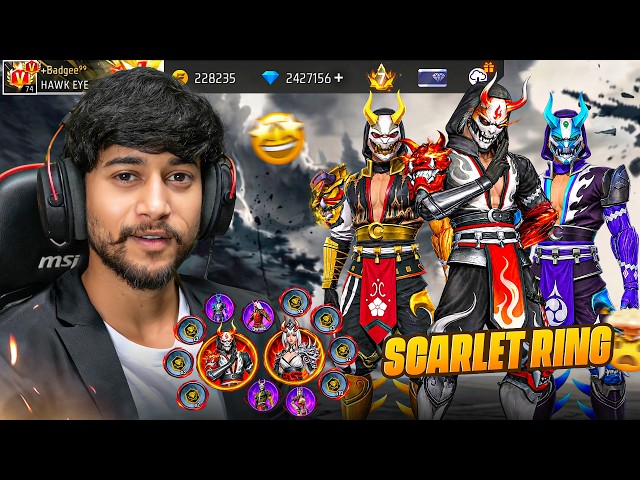 Buying All Scarlet Bundles💎 & Solo Vs Squad Gameplay!🔥