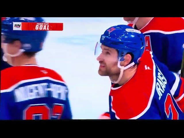 Leon Draisaitl power play goal Edmonton Oilers vs Toronto Maple Leafs 