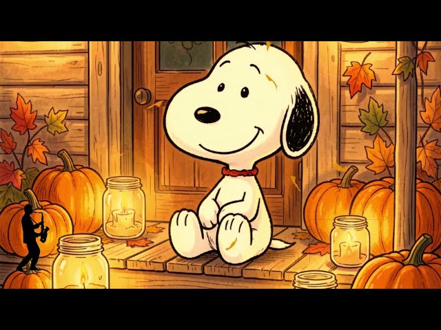 Snoopy Relaxing Autumn Sax